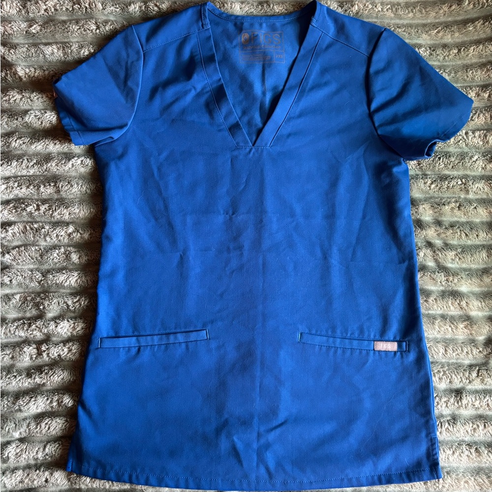 FIGS - Casma Top - Royal - XXS